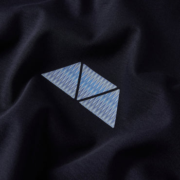 Mosquito Azure Triangle (Blue) T-Shirt - Navy
