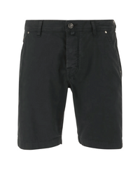 Jacob Cohen Slim Fit Chino Shorts - Black