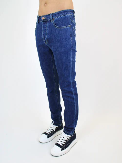 White Threads Denim Jeans - Blue