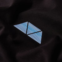 Mosquito Azure Triangle (Blue) T-Shirt - Black