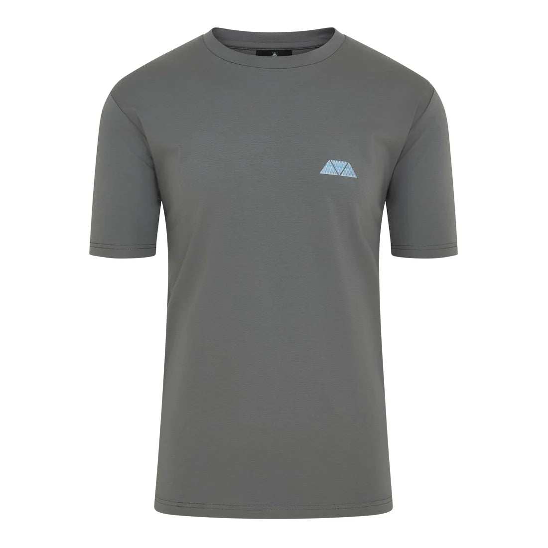 Mosquito Azure Triangle (Blue) T-Shirt - Grey