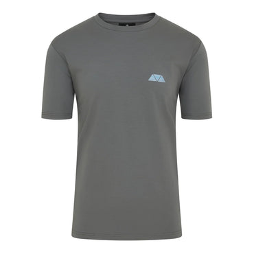 Mosquito Azure Triangle (Blue) T-Shirt - Grey