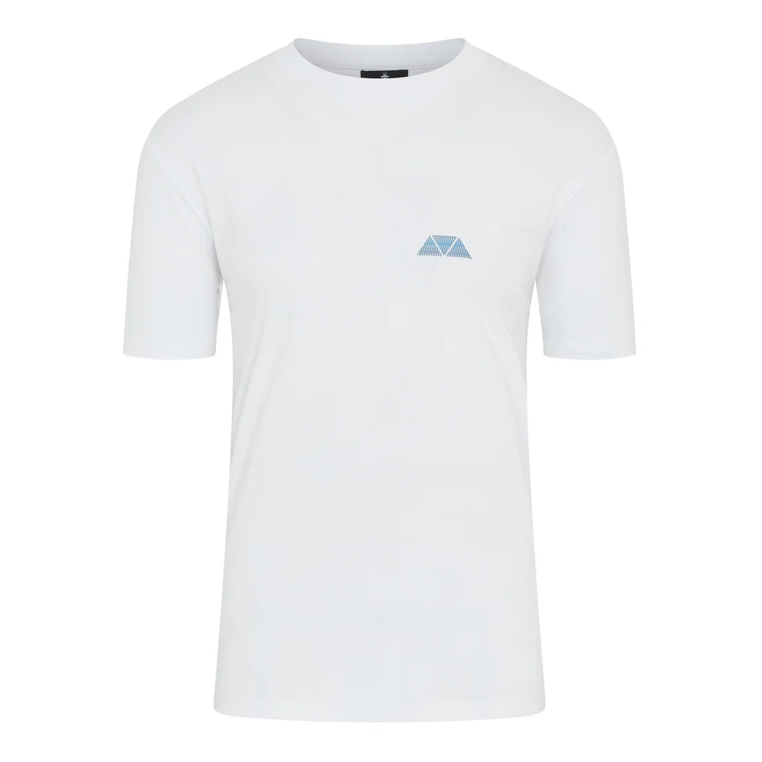 Mosquito Azure Triangle (Blue) T-Shirt - White