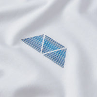 Mosquito Azure Triangle (Blue) T-Shirt - White