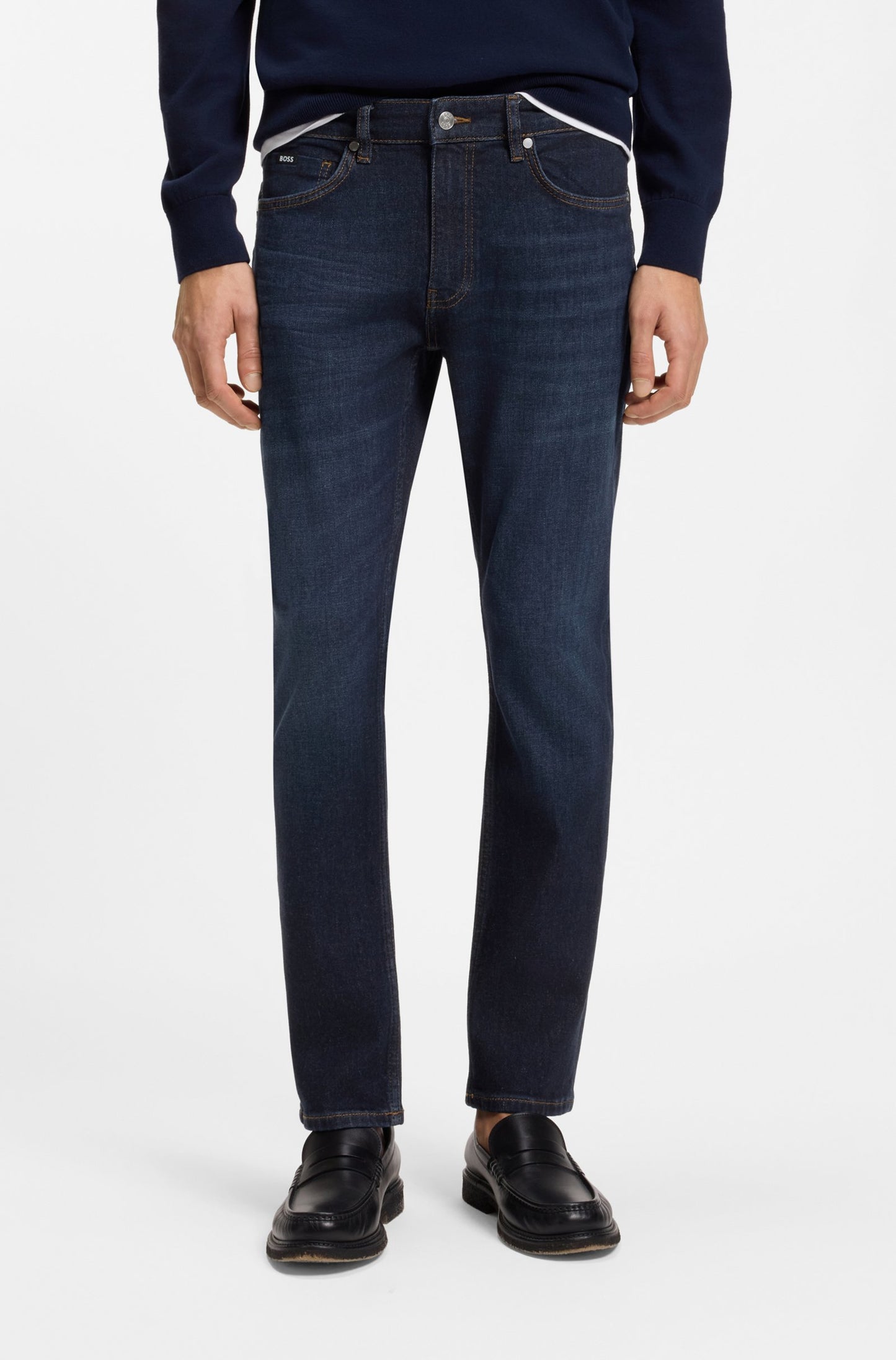 Boss Delaware Slim Fit Jeans - Navy