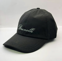 Brunelli Technical Fabric Baseball Cap - Black