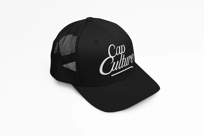 Cap Culture Logo Cap - Black