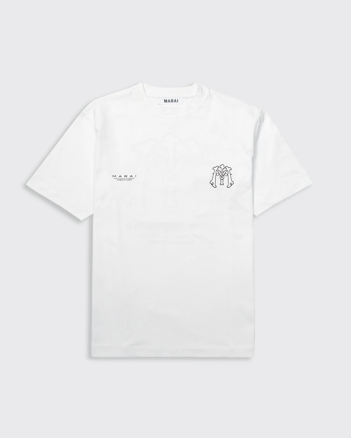 MARAI Monogram Logo T-Shirt - White