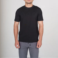 Lanka Diamond Stitch T-Shirt - Black