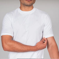 Lanka Diamond Stitch T-Shirt - White