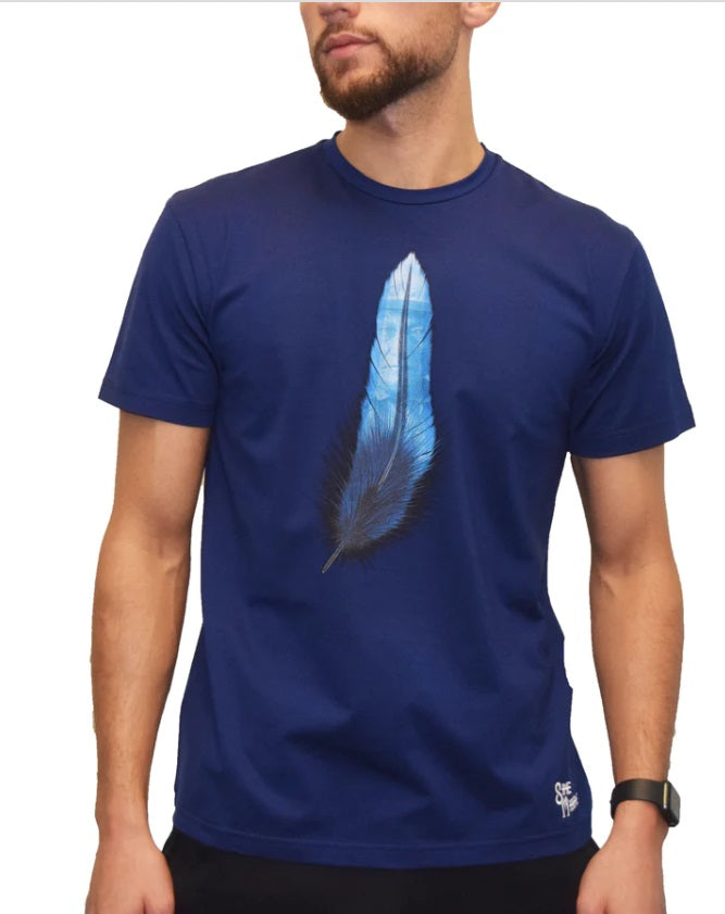 Sine Missione Sitting Bull T-Shirt Navy