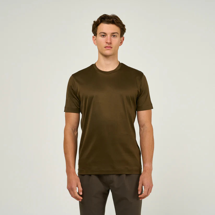 Loiano Egyptian Cotton T-Shirt - Hazel