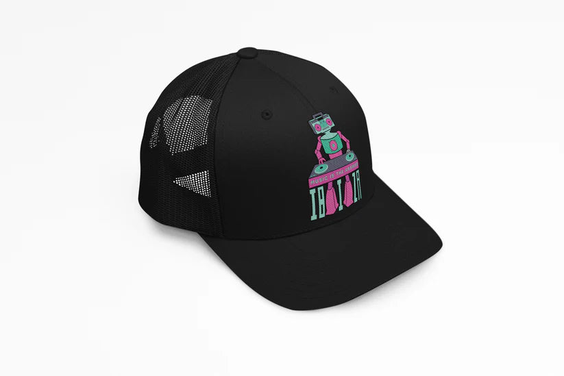 Cap Culture Ibiza Robot Cap - Black