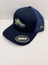 110 Neon OG Drip Cap - Navy