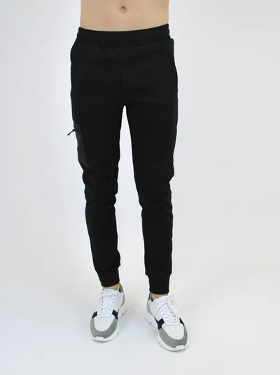 White Threads, Black Premium Joggers