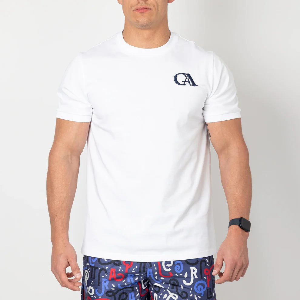 Capria Signature Luxury CA T-Shirt - White