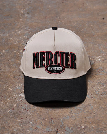 Mercier Banner Badge Cap - Black Twill