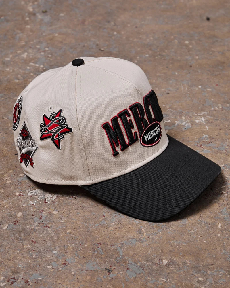 Mercier Banner Badge Cap - Black Twill