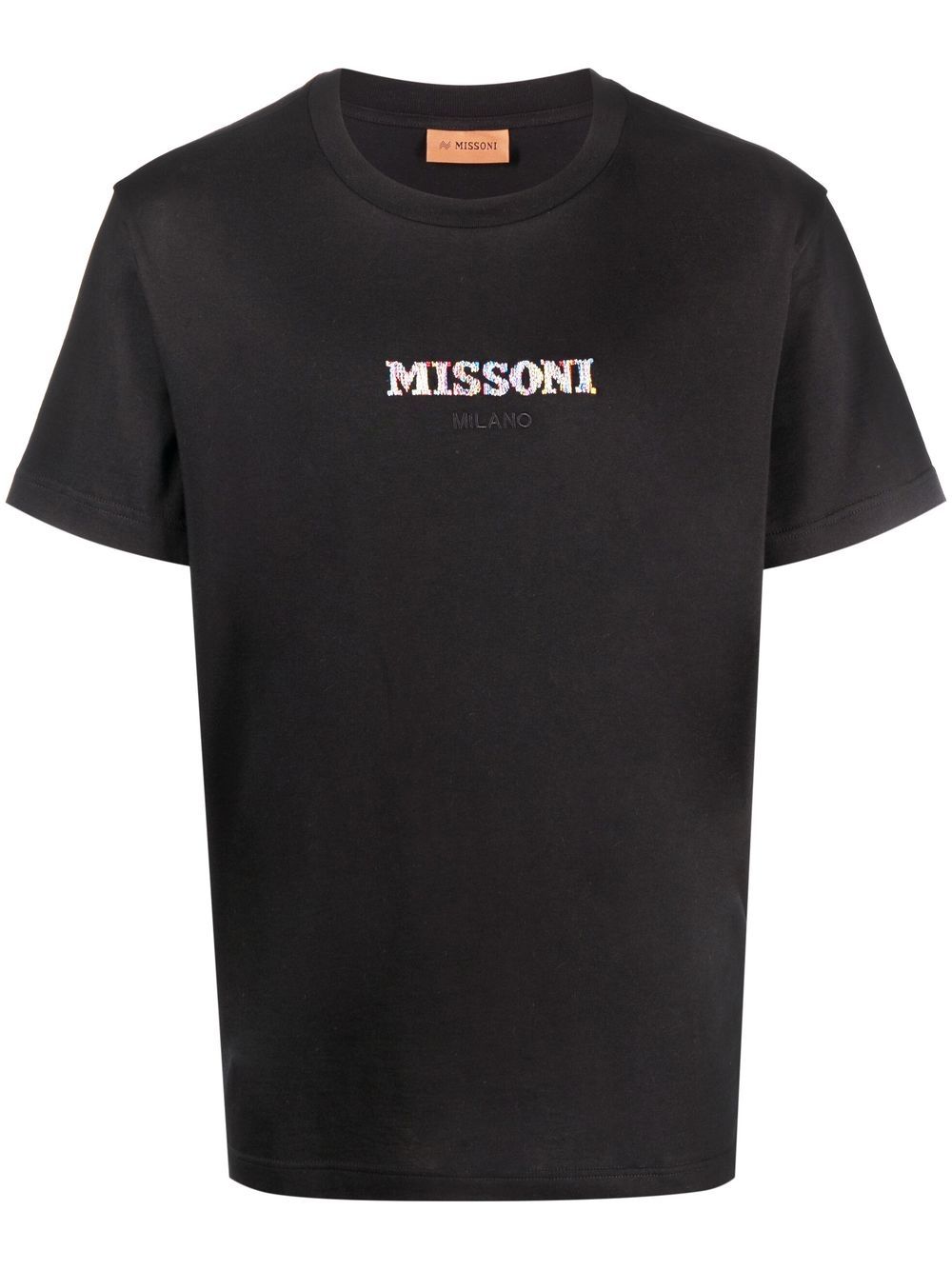 Missoni, Black Embroidered T-Shirt