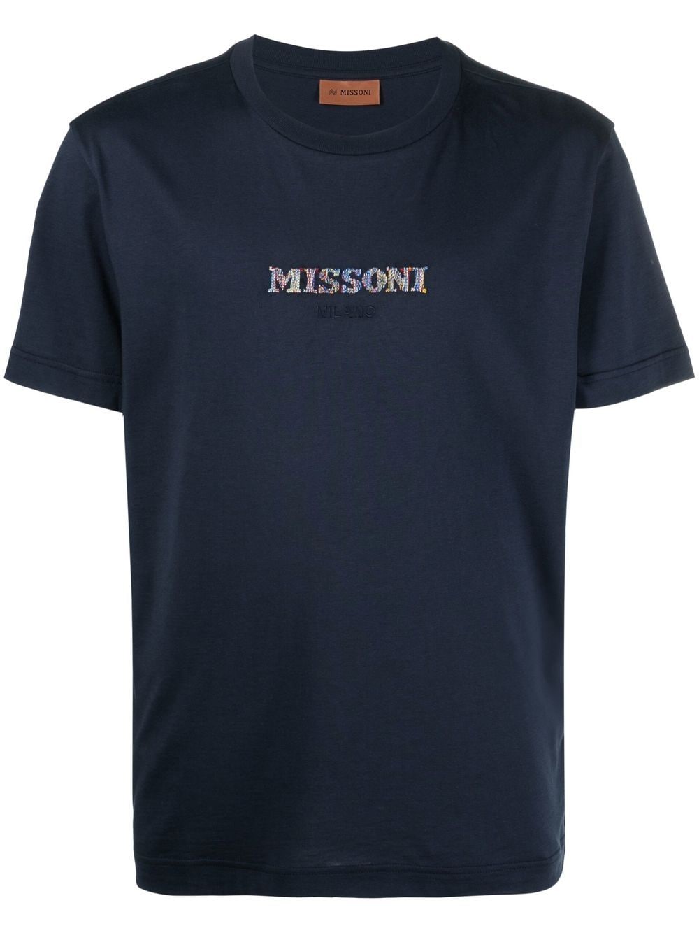 Missoni, Navy Embroidered T-Shirt