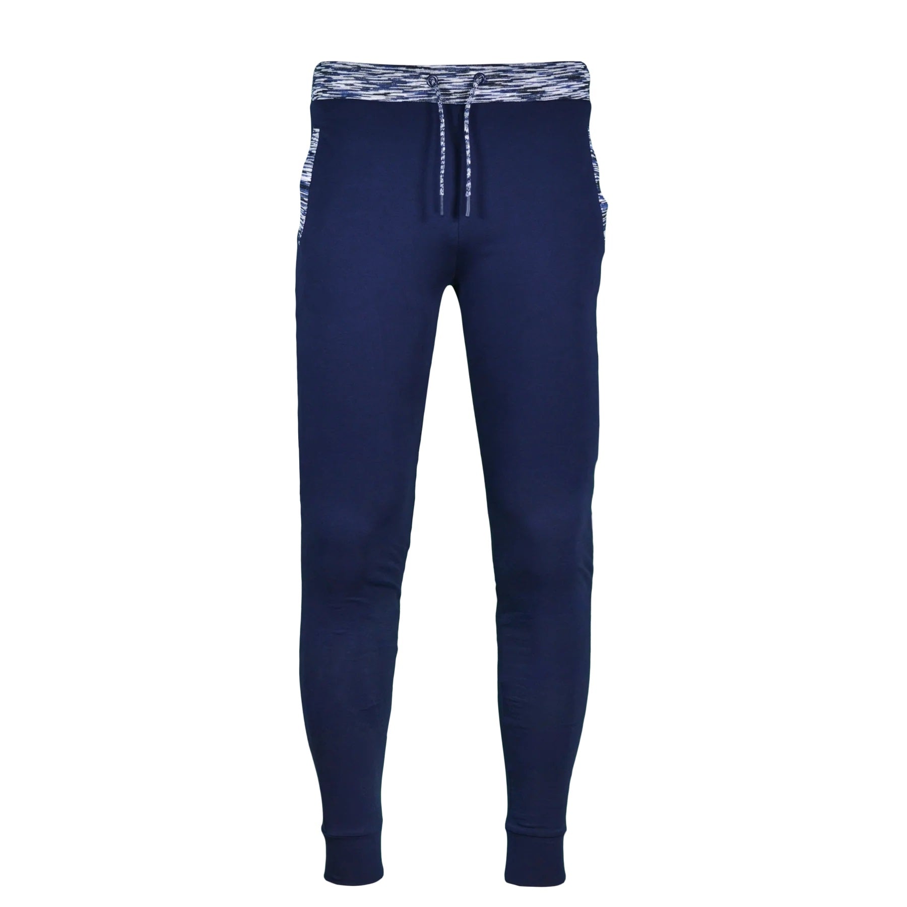 Moda Bandidos Spacedye Trim Cotton Joggers Navy