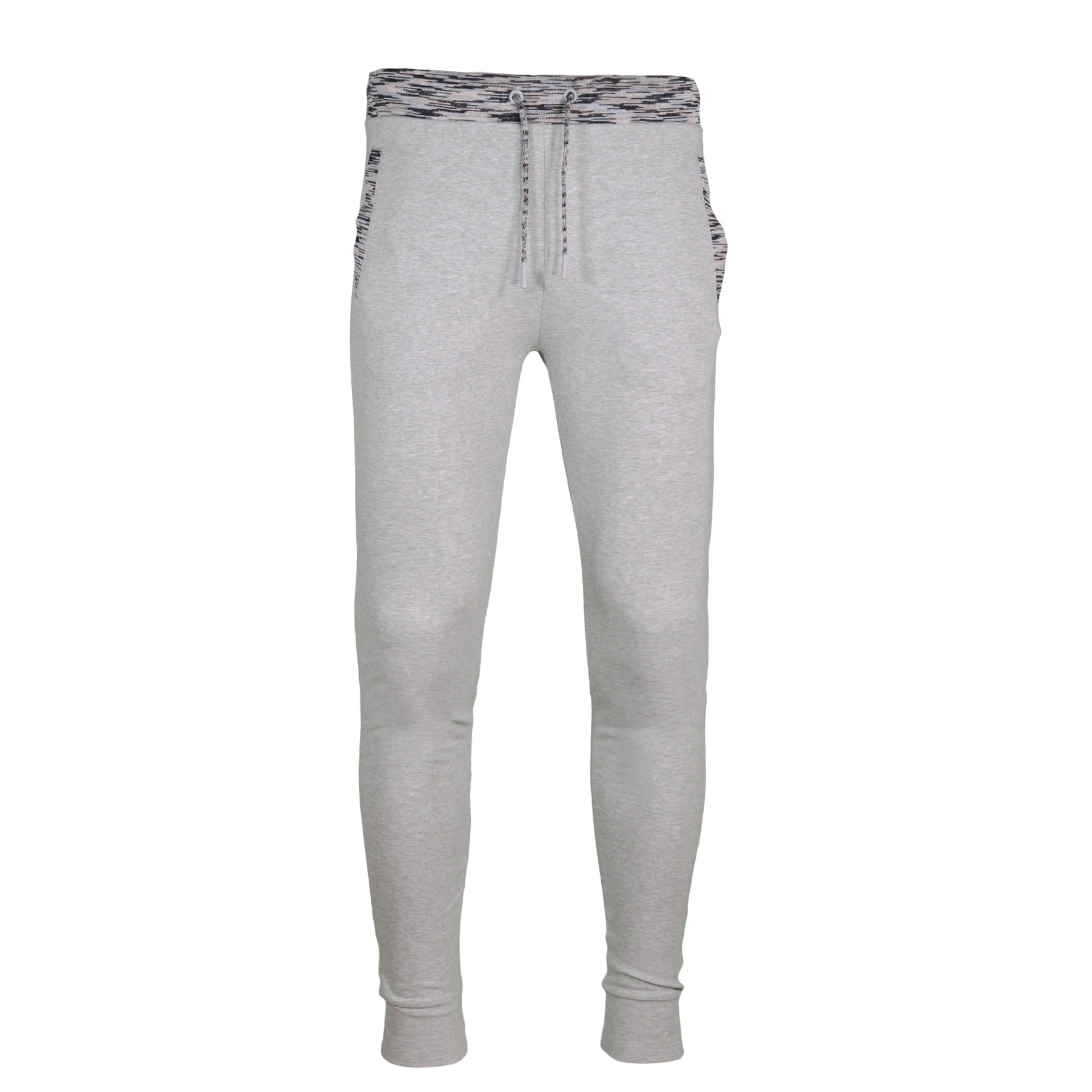 Moda Bandidos Spacedye Trim Cotton Joggers Grey