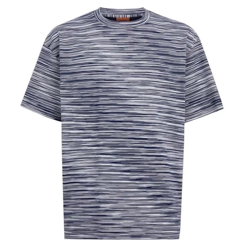 Missoni Spacedye T-Shirt - Navy/White