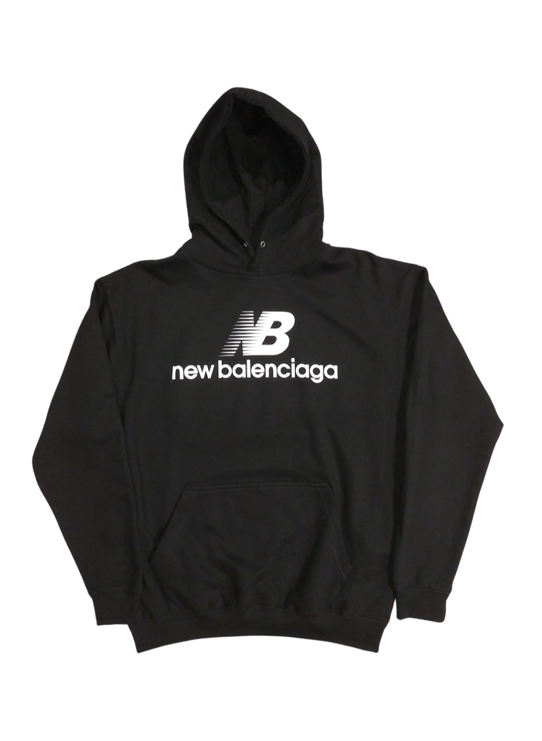 Kustom London NB New Balenciaga Hoodie Black