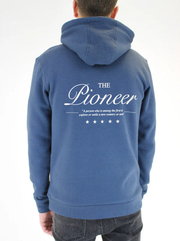 White Threads Pioneer Hoodie - Navy