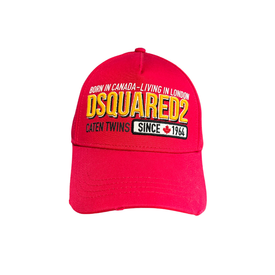 Dsquared2 "Born in Canada 1964" Cap Red