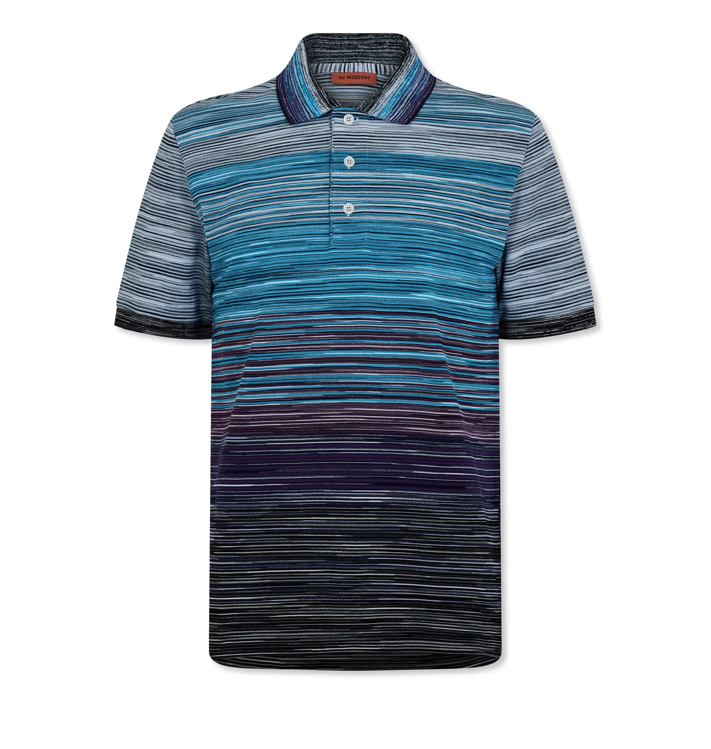 Missoni, Blue/Purple Spacedye Polo