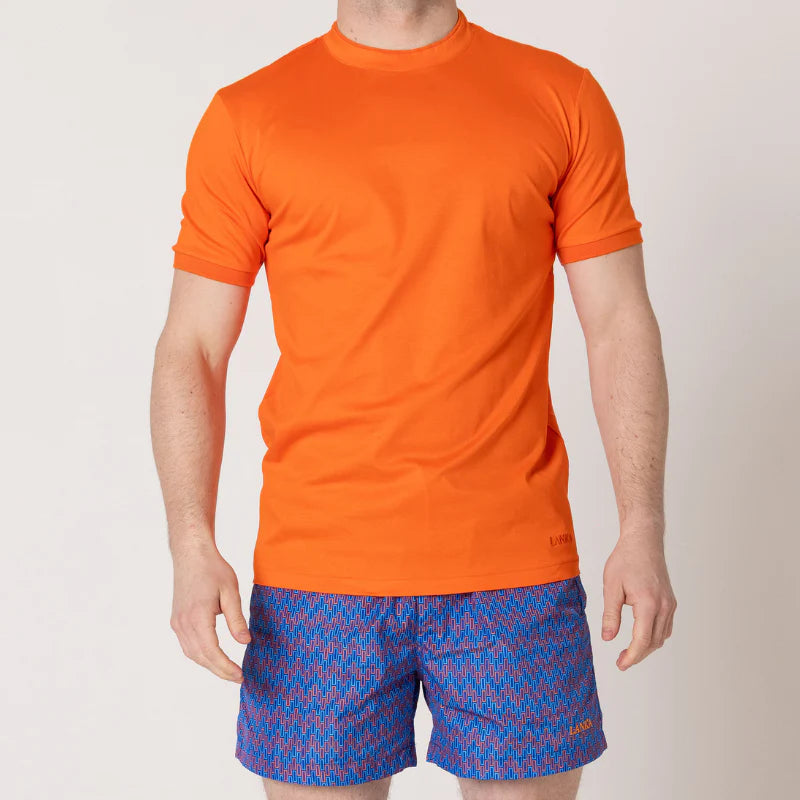 Lanka Block T-Shirt - Orange