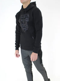 White Threads Oynx Gorilla (Softshell) Hoodie - Black