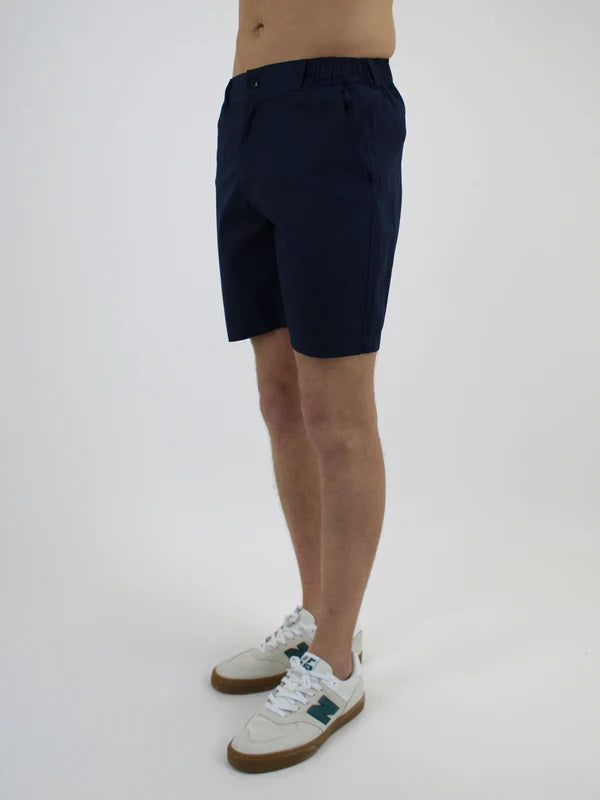 White Threads, Navy Straight Leg Shorts