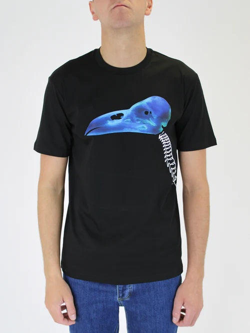 White Threads X-Ray Bird T-Shirt - Black