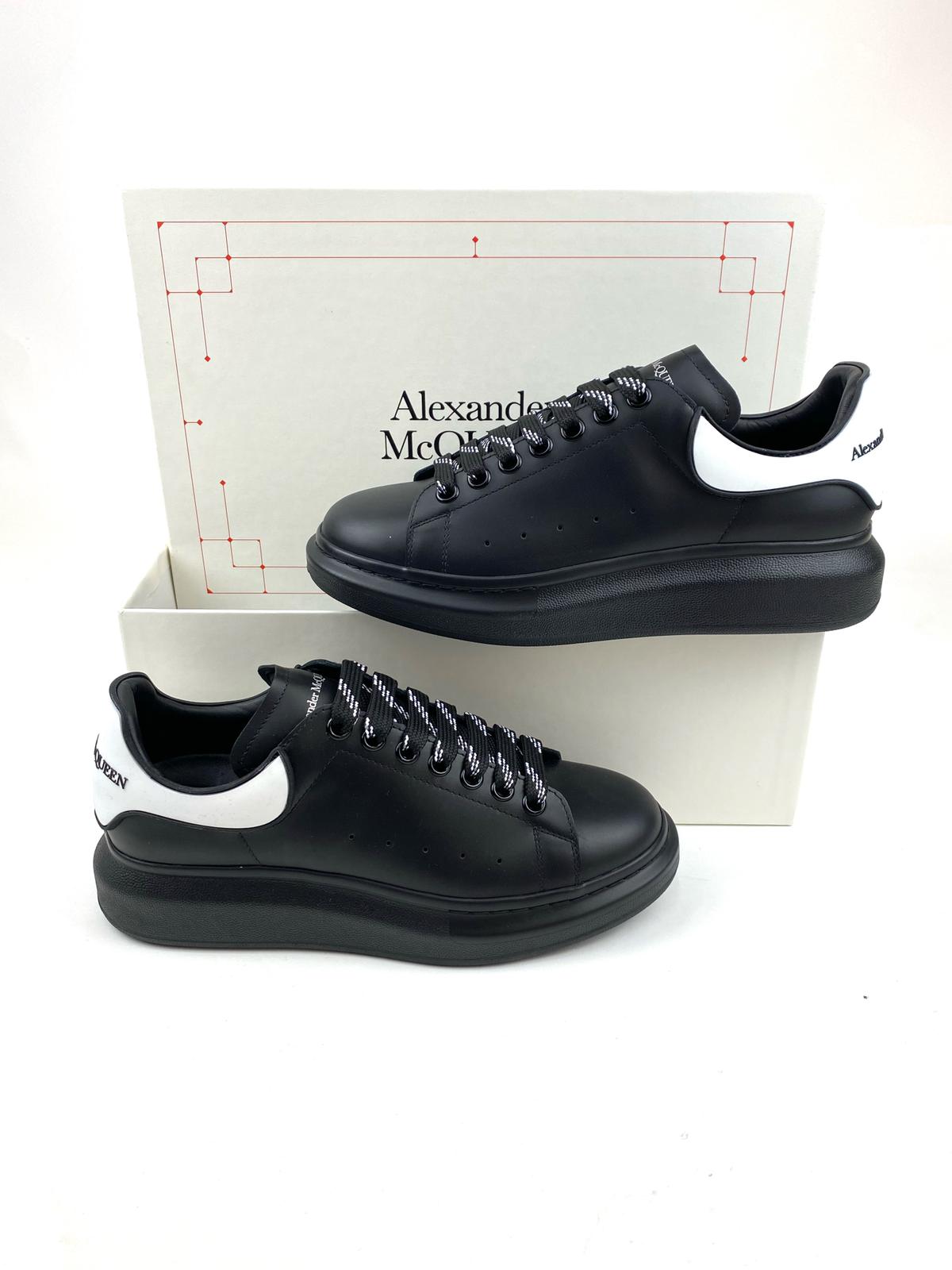 Alexander McQueen Trainers, Black (White rubber heel) - Cavern Menswear