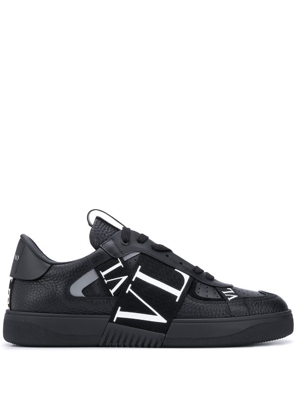 Valentino VL7N, Low Top Sneaker (Black) - Cavern Menswear